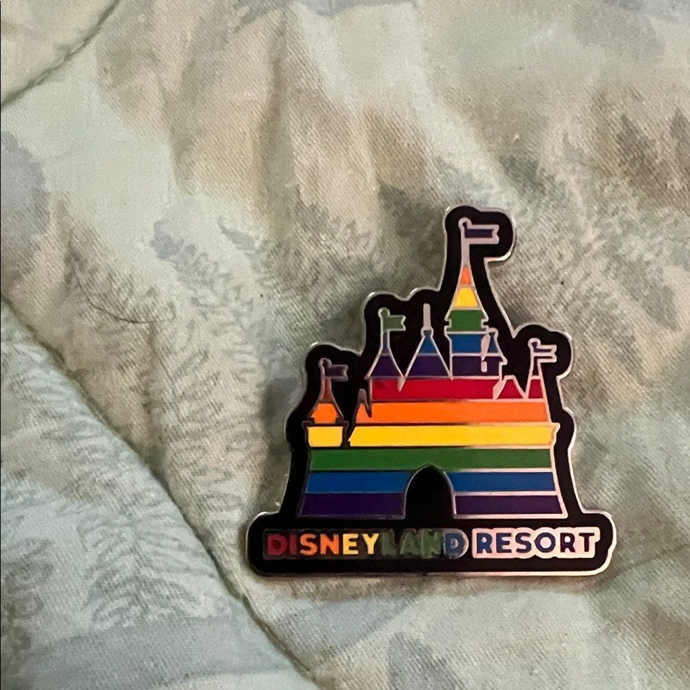 Disney Silver Mickey Castle Pin